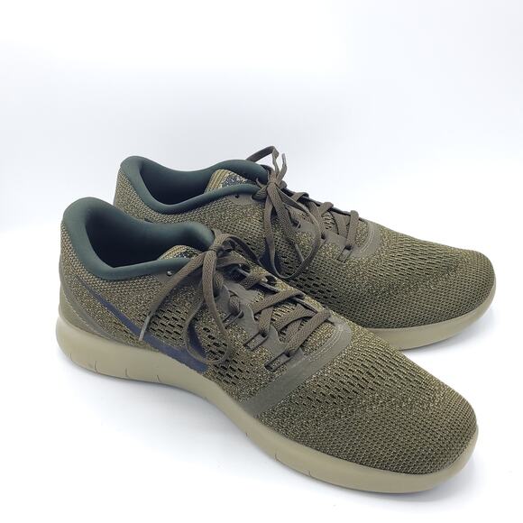 Nike Free RN Olive Green Black Running  831508-303 mens size 12 - Picture 3 of 9
